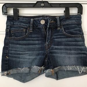 American Eagle Faded Denim Shorts